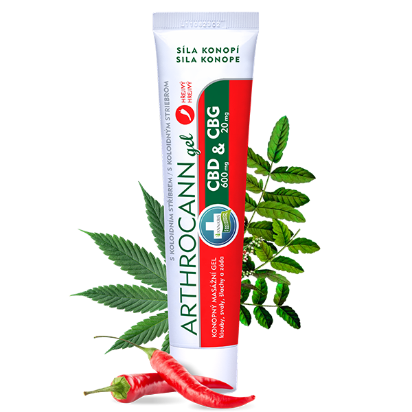 Arthrocann hrejivý gél CBD+CBG