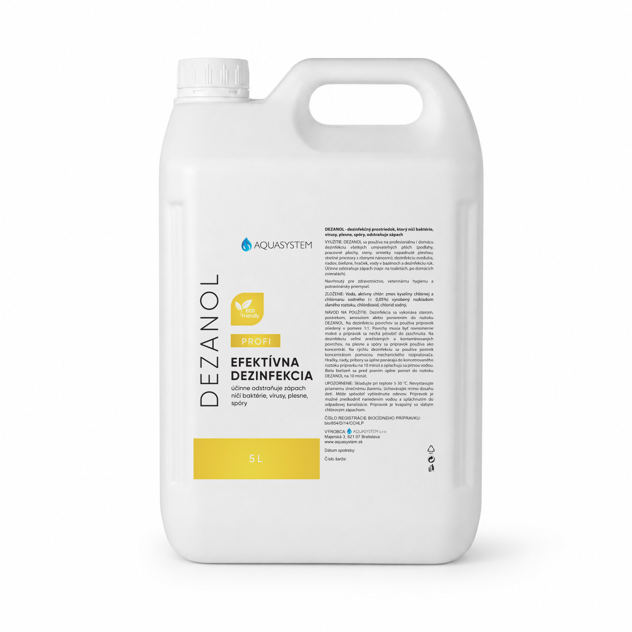 BIO DEZINFEKCIA DEZANOL Profi – 5 litrov
